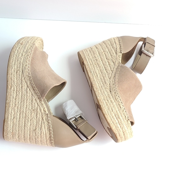 NWOT MARC FISHER LTD espadrilles wedge sandels - Picture 4 of 8